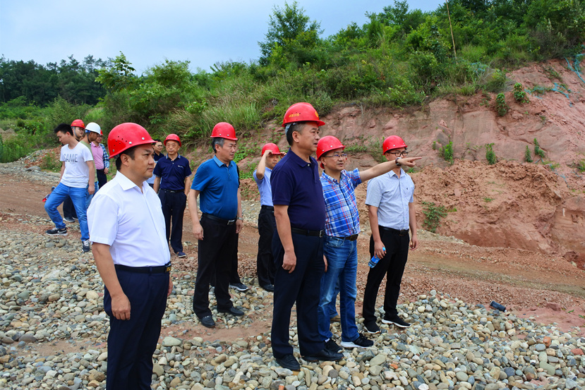 副市長楊震專題督查華強溝水庫工程防汛減災(zāi)及安全生產(chǎn)工作